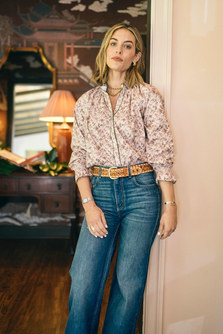 Harper Top - Overgrown Floral