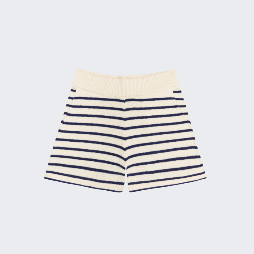 Women's Breton Stripe Knit Shorts