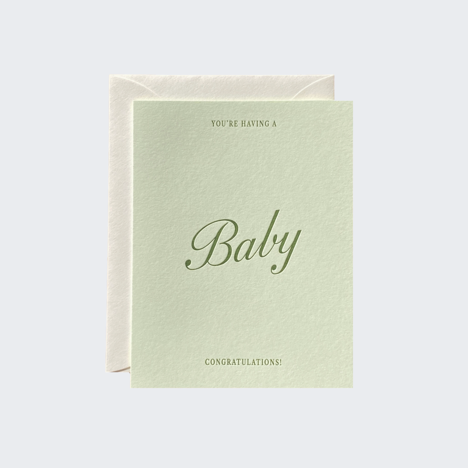 "Baby" Card
