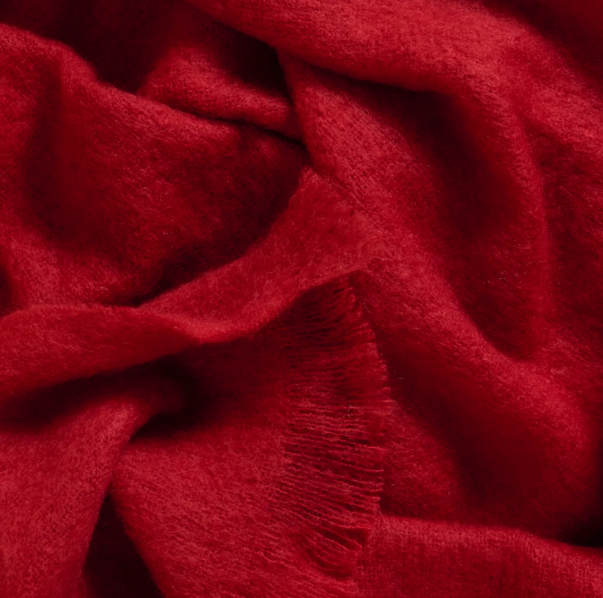 Red Sky Mohair Throw
