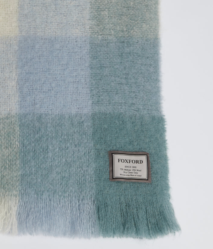 Clew Bay Mohair Throw