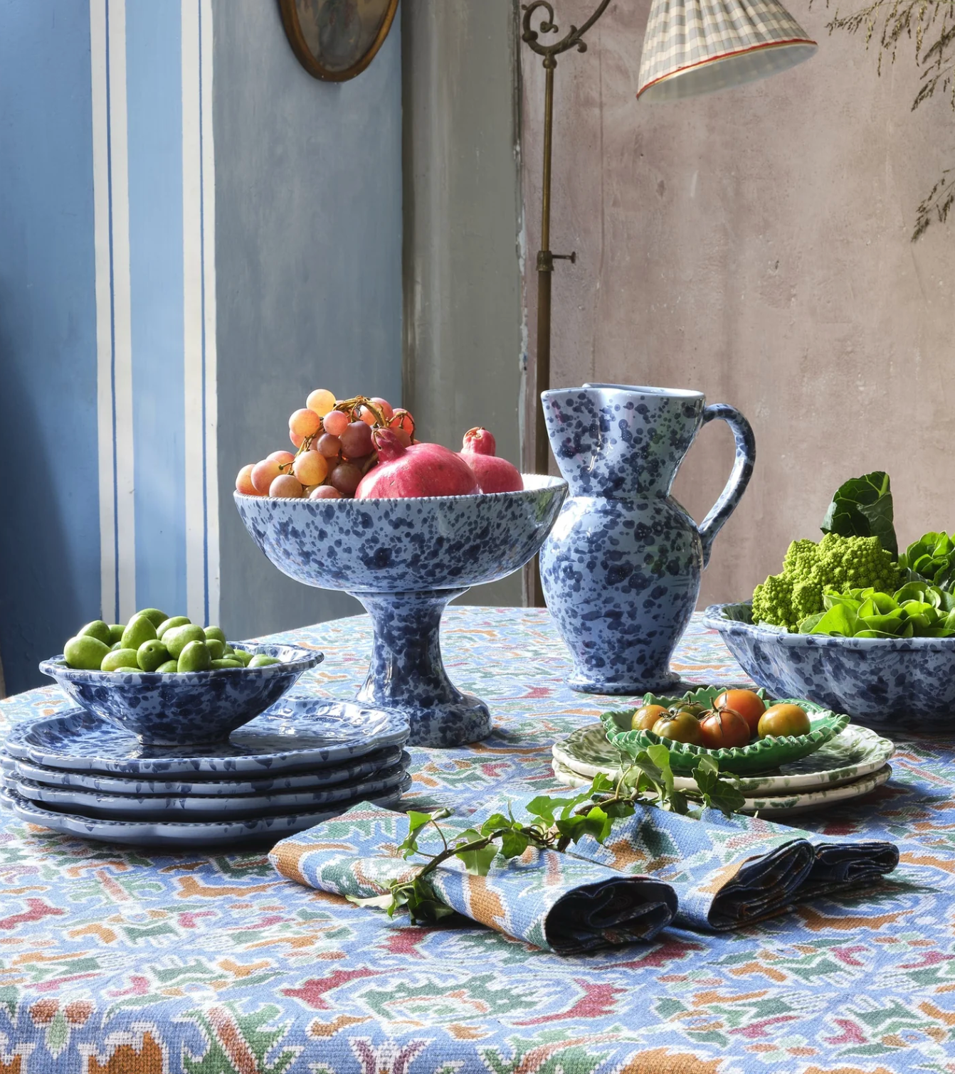 Speckled Fruit Stand Blue