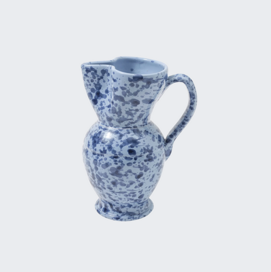 Speckled Pitcher Blue