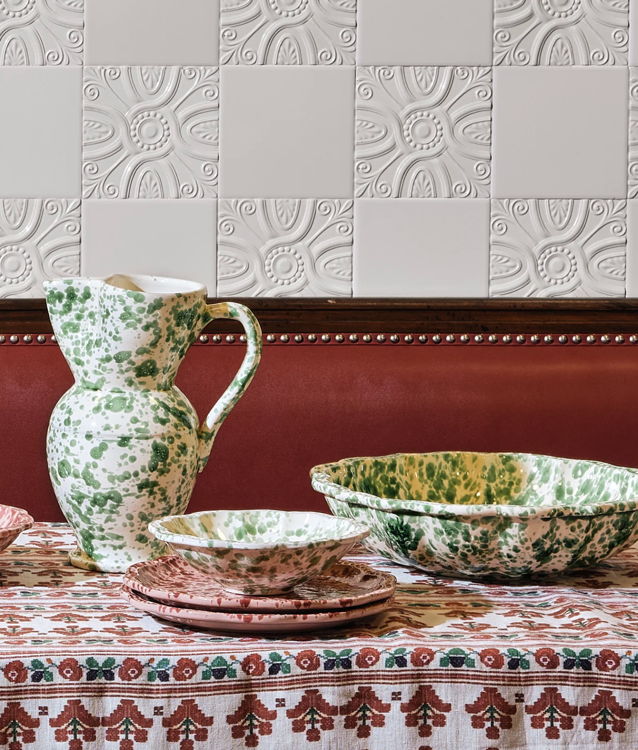 Speckled Pitcher Green
