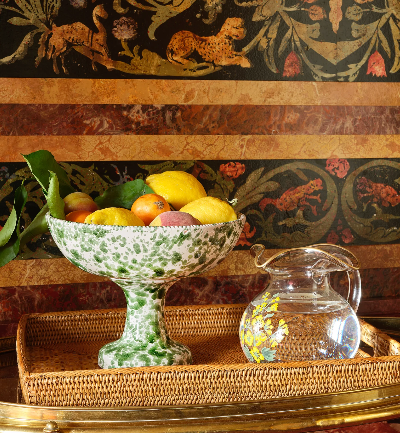 Speckled Fruit Stand Green