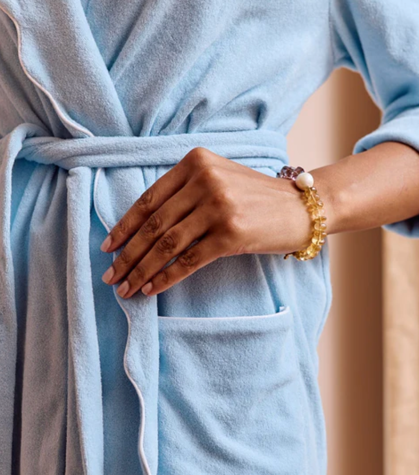 Women's Long Scallop Lightweight Robe