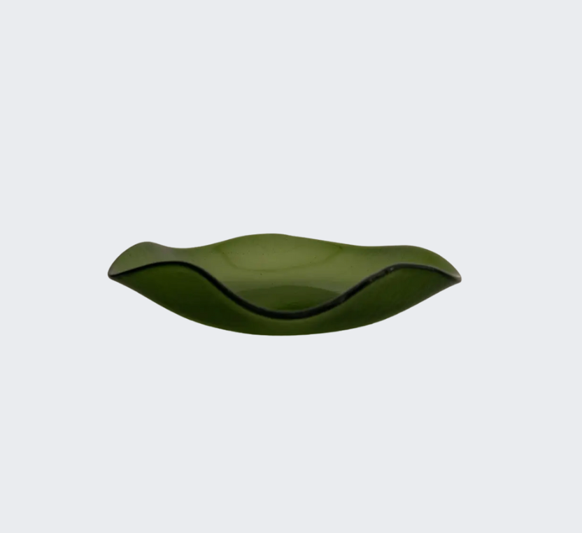Small Petal Plate - Olive