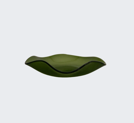 Small Petal Plate - Olive