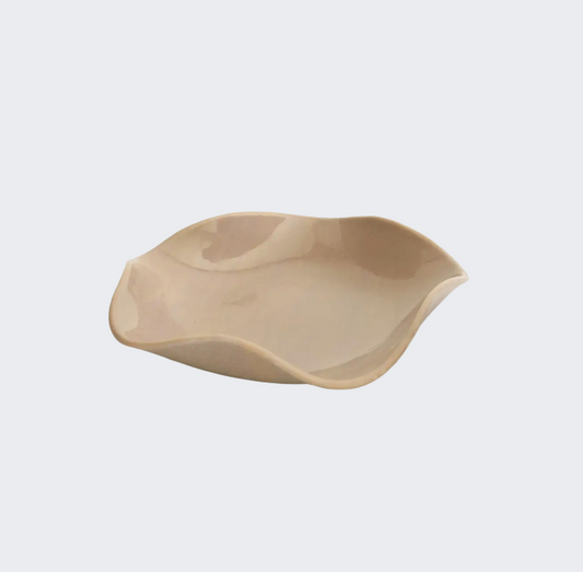 Small Petal Plate - Almond
