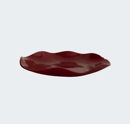 Large Petal Plate - Poppy