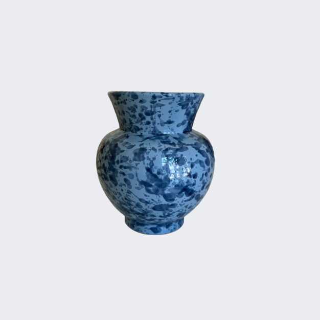Speckled Vase Blue