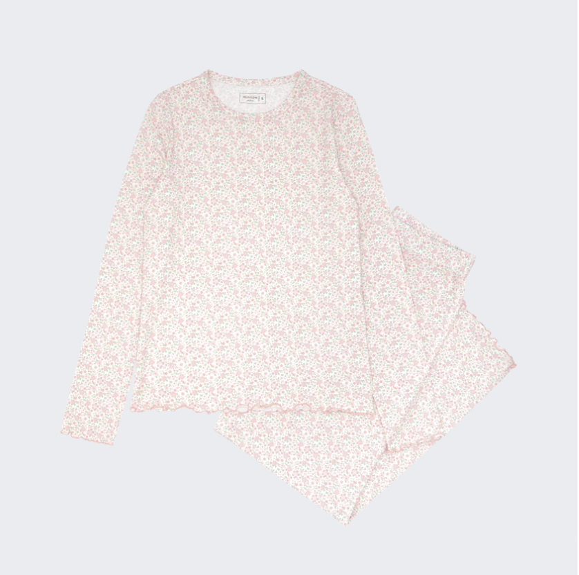 Women's Pima Antique Floral Pajamas Set