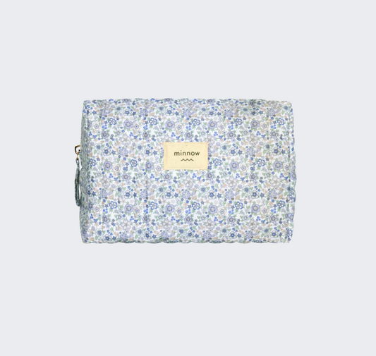 Slate Floral Travel Pouch