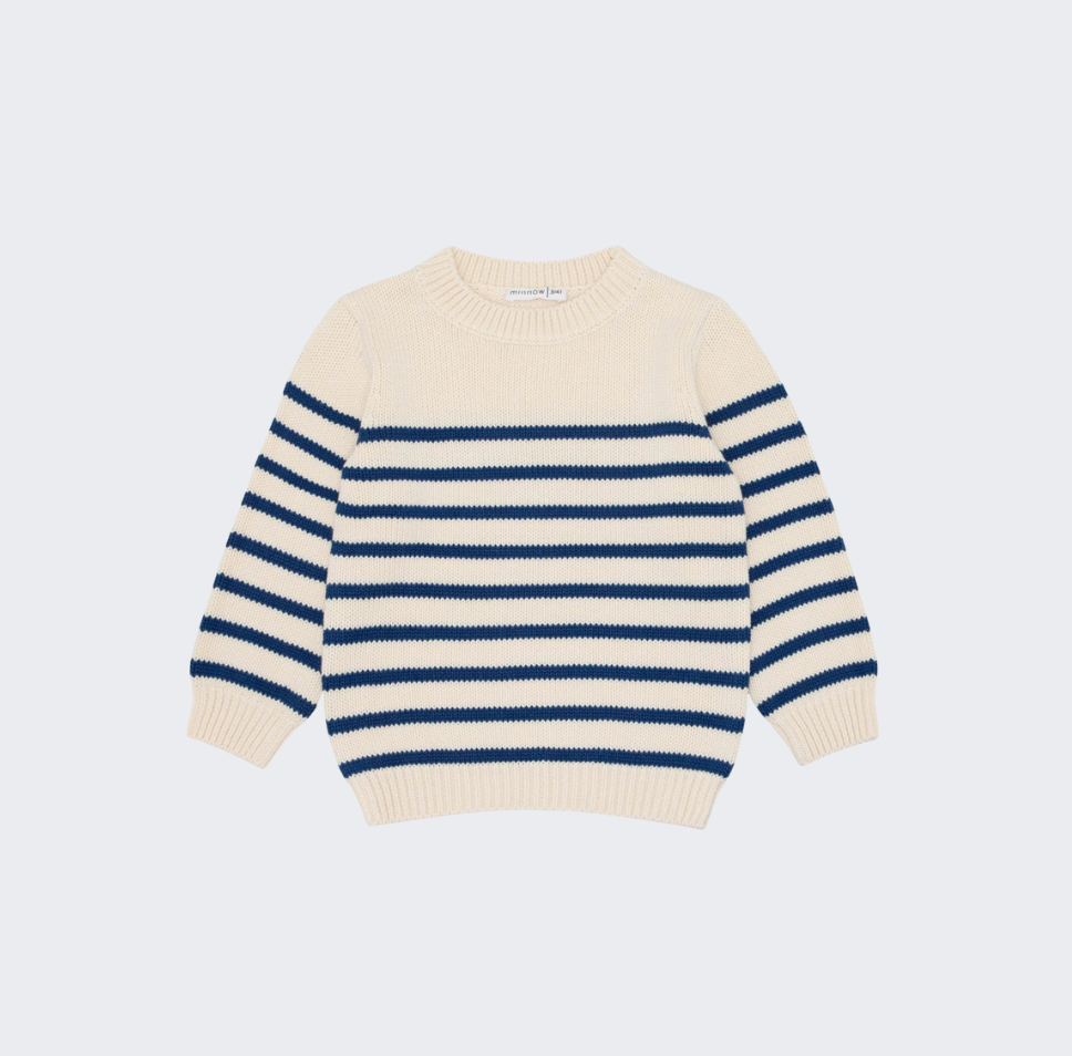 Kids Breton Stripe Knit Sweater