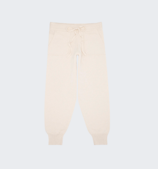 Women's Cream Knit Pants
