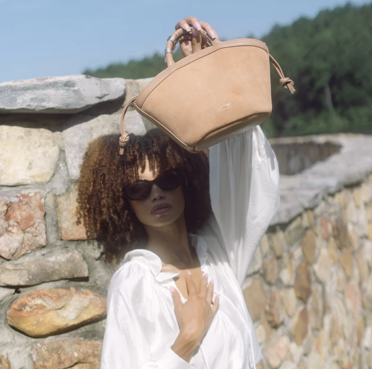 Suede Mini Tote