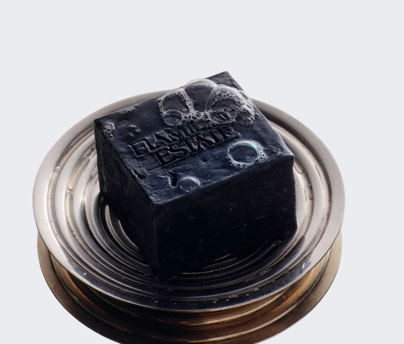 Lavender Activated Charcoal Soap Brick