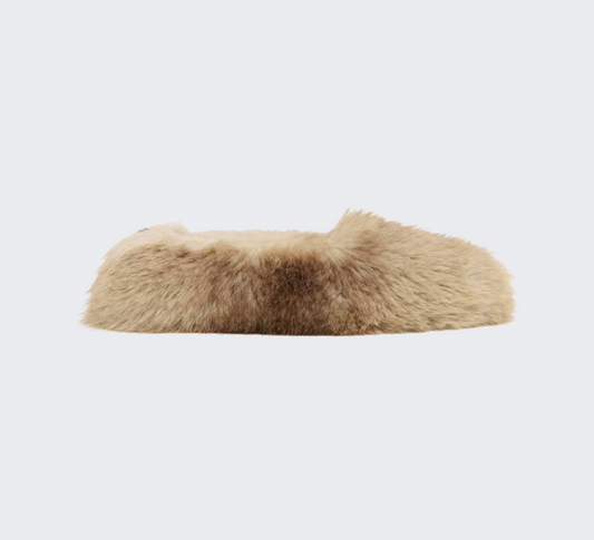 Magda Mink Flat Slipper