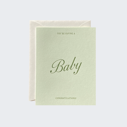 "Baby" Card