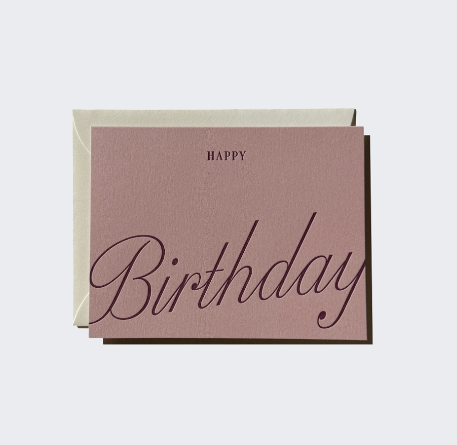 "Happy Birthday" Card