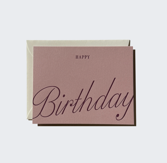 "Happy Birthday" Card