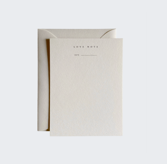 "Love Note" Notecard