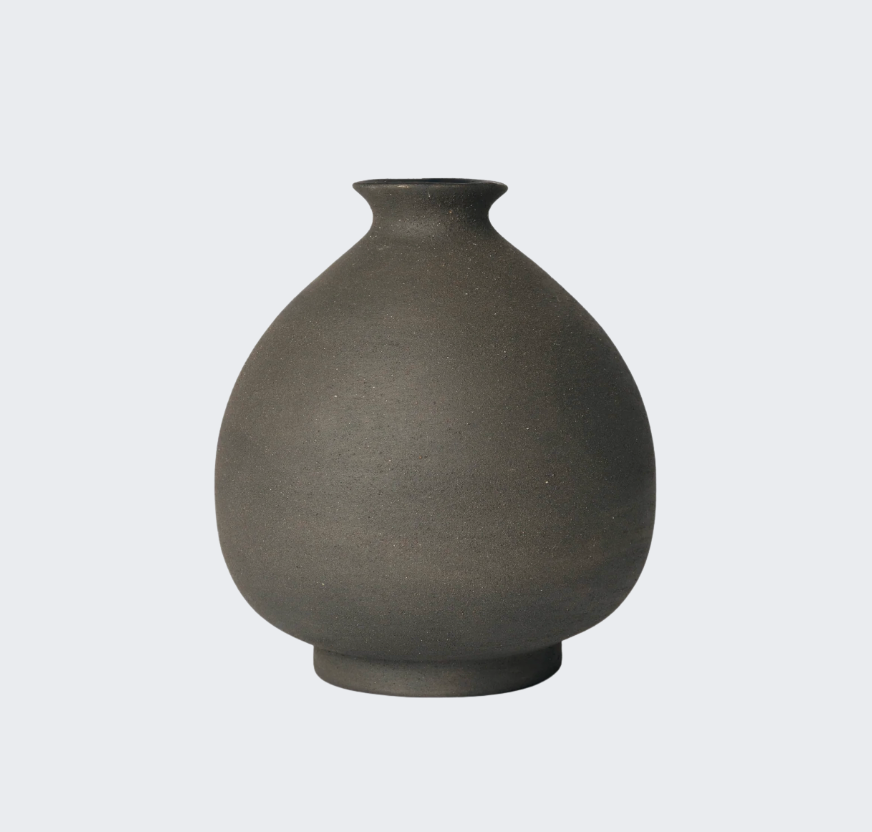 Raku Vase
