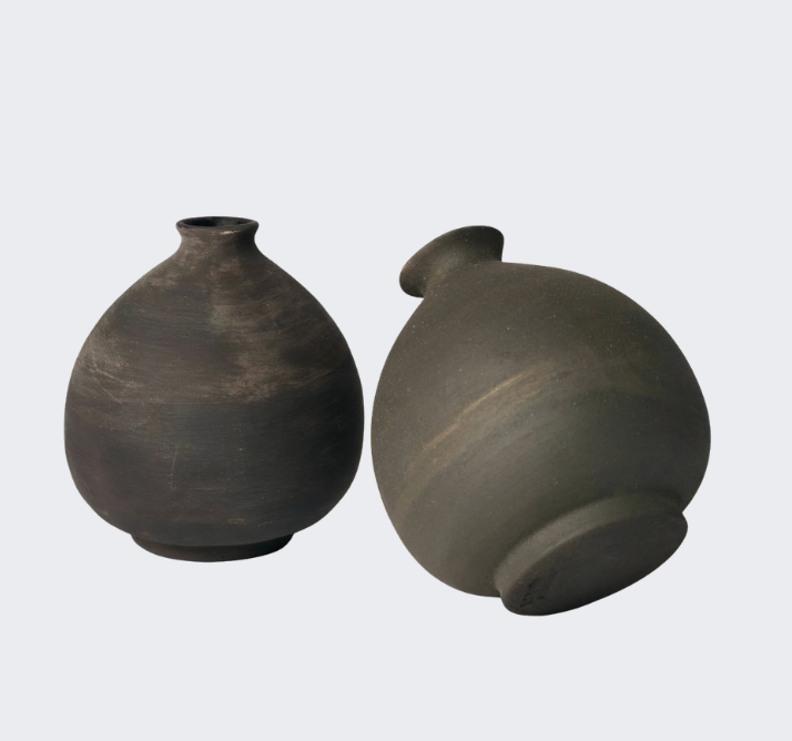 Raku Vase