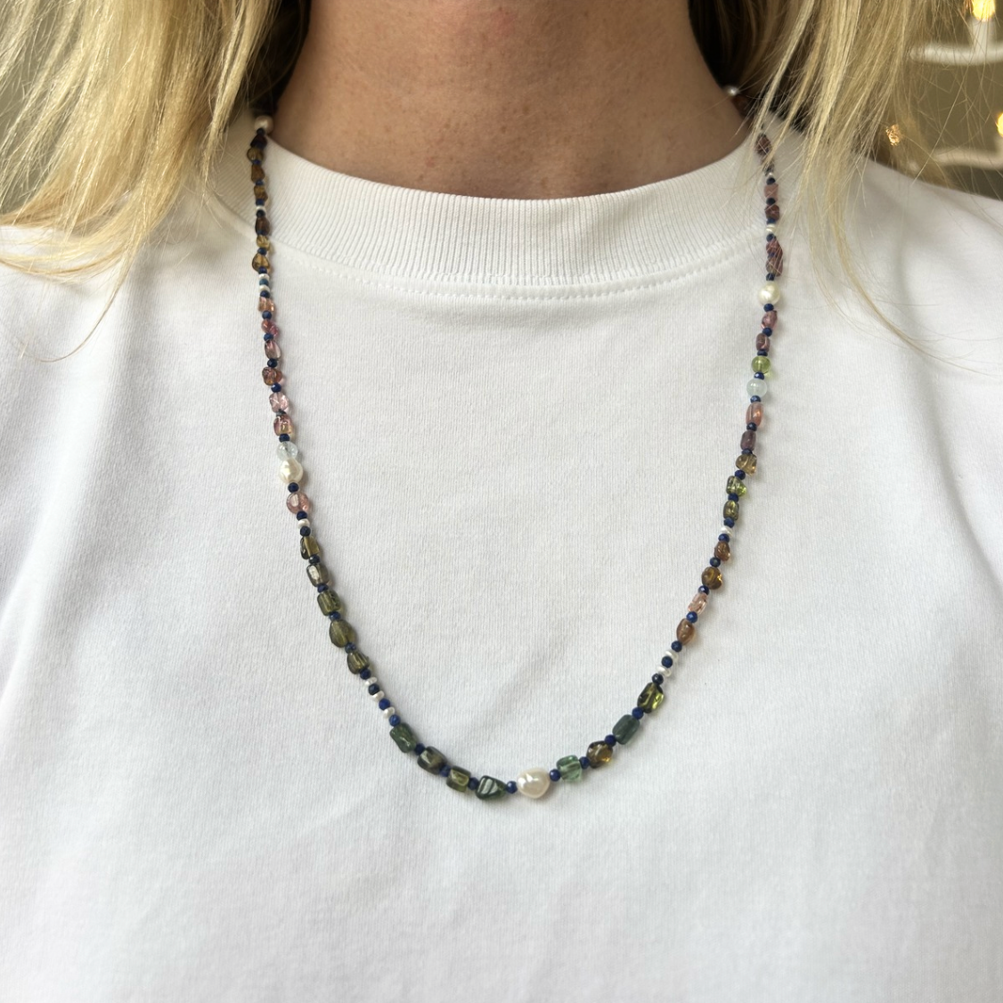 Multicolor Gem Necklace