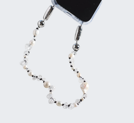 Stacked Pearl Wristlet