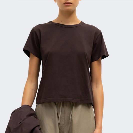 The Margo Tee in Chocolate