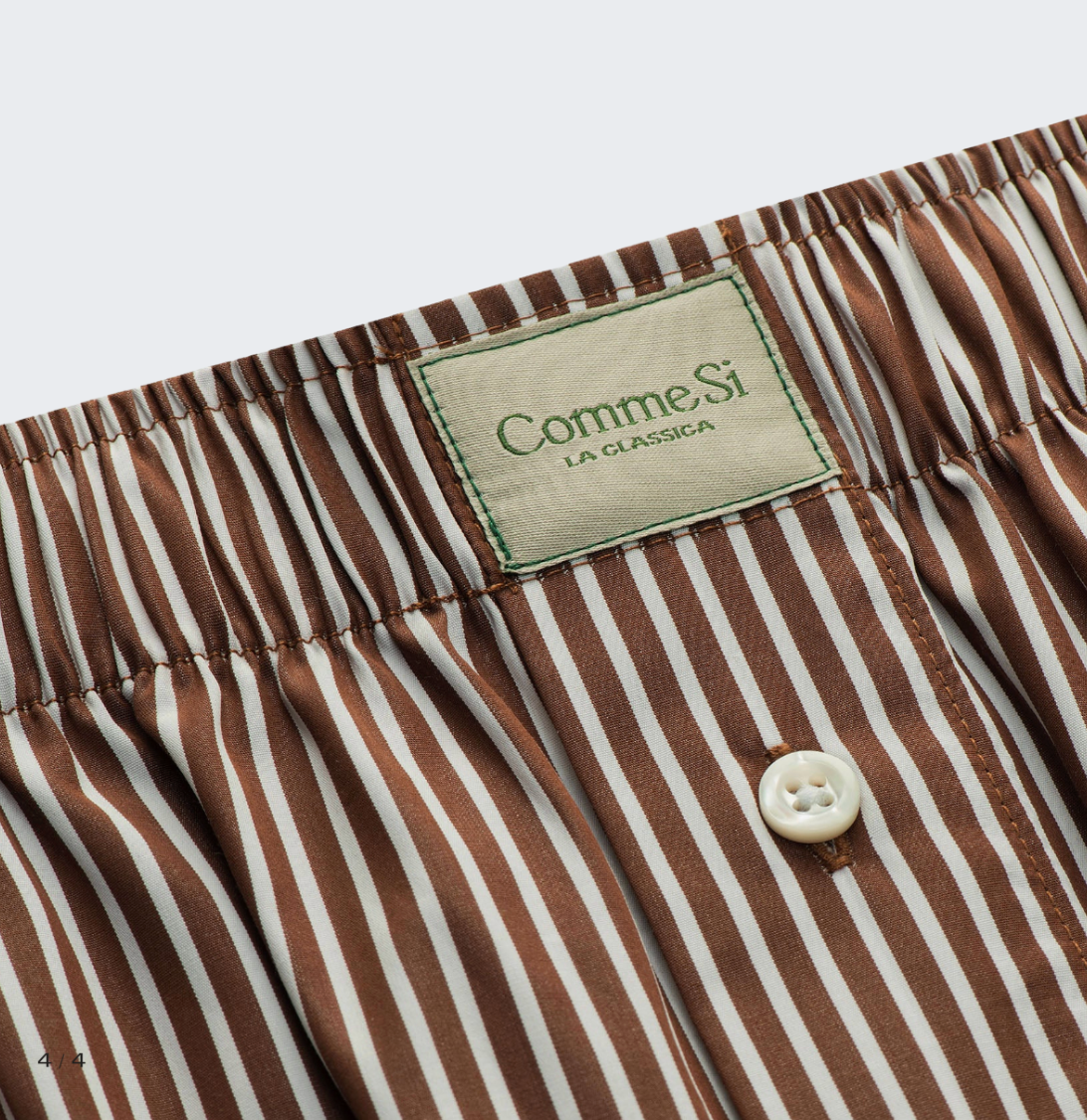 La Boxer Classica in Cortado Stripe