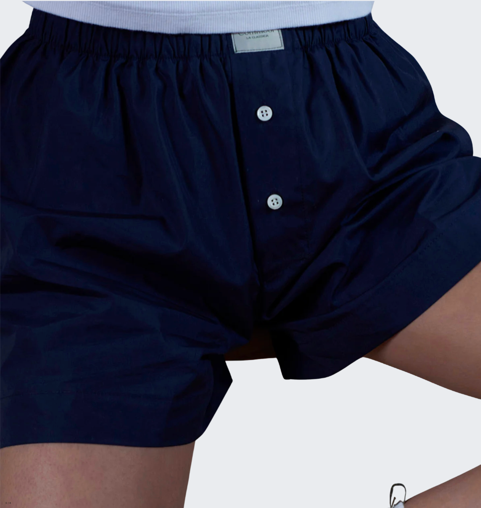 La Boxer Alta in Navy