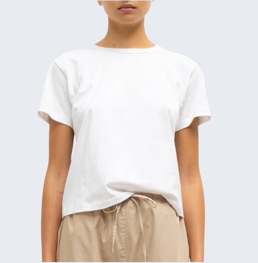 The Margo Tee in White